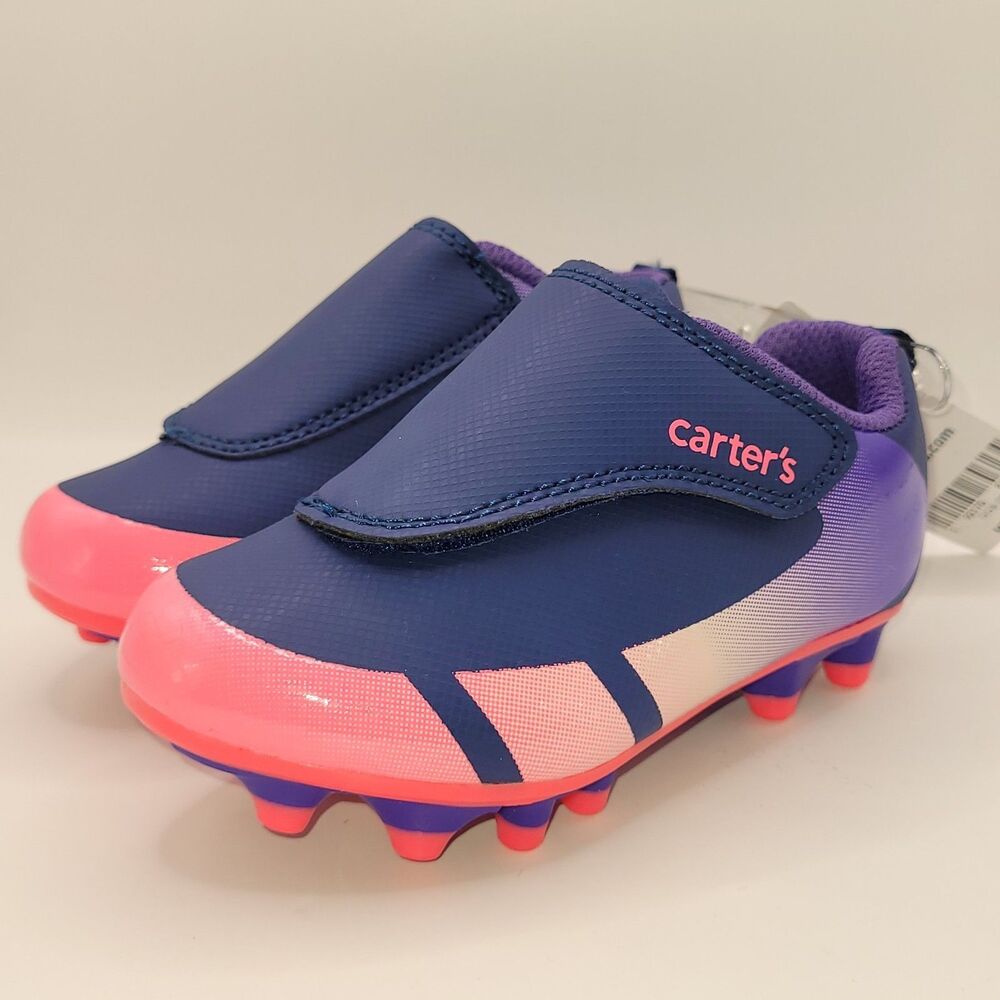 New Girls Purple Carter's Sport Cleats Kids Size 7 Model Fica G NWT